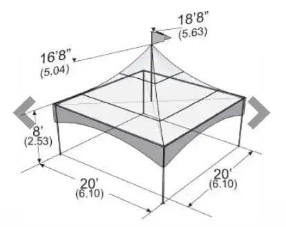 10x10 Marquee Tent Tallahassee Highland Games