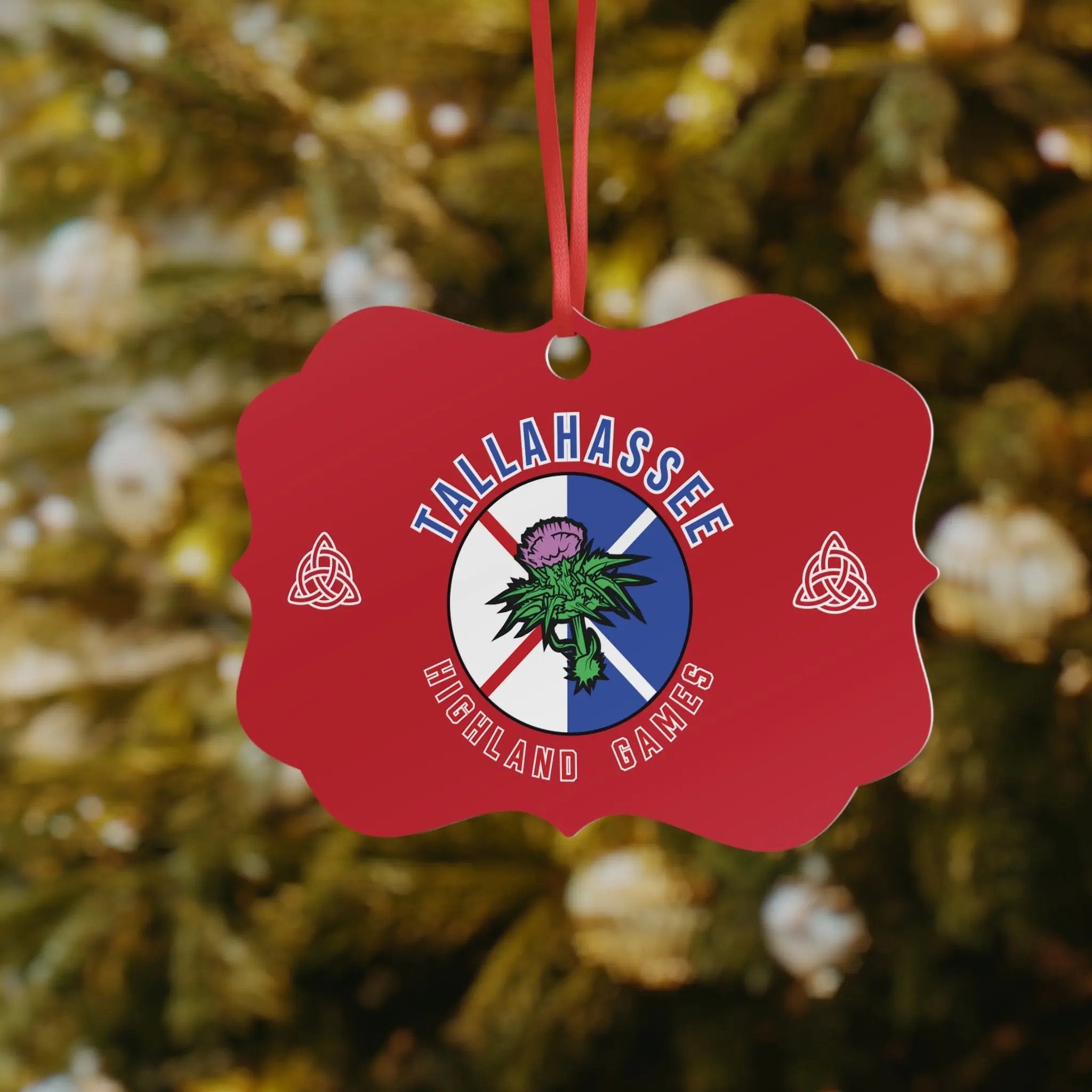 Aluminum Ornament - THG Crest Games Decoration - Tallahassee