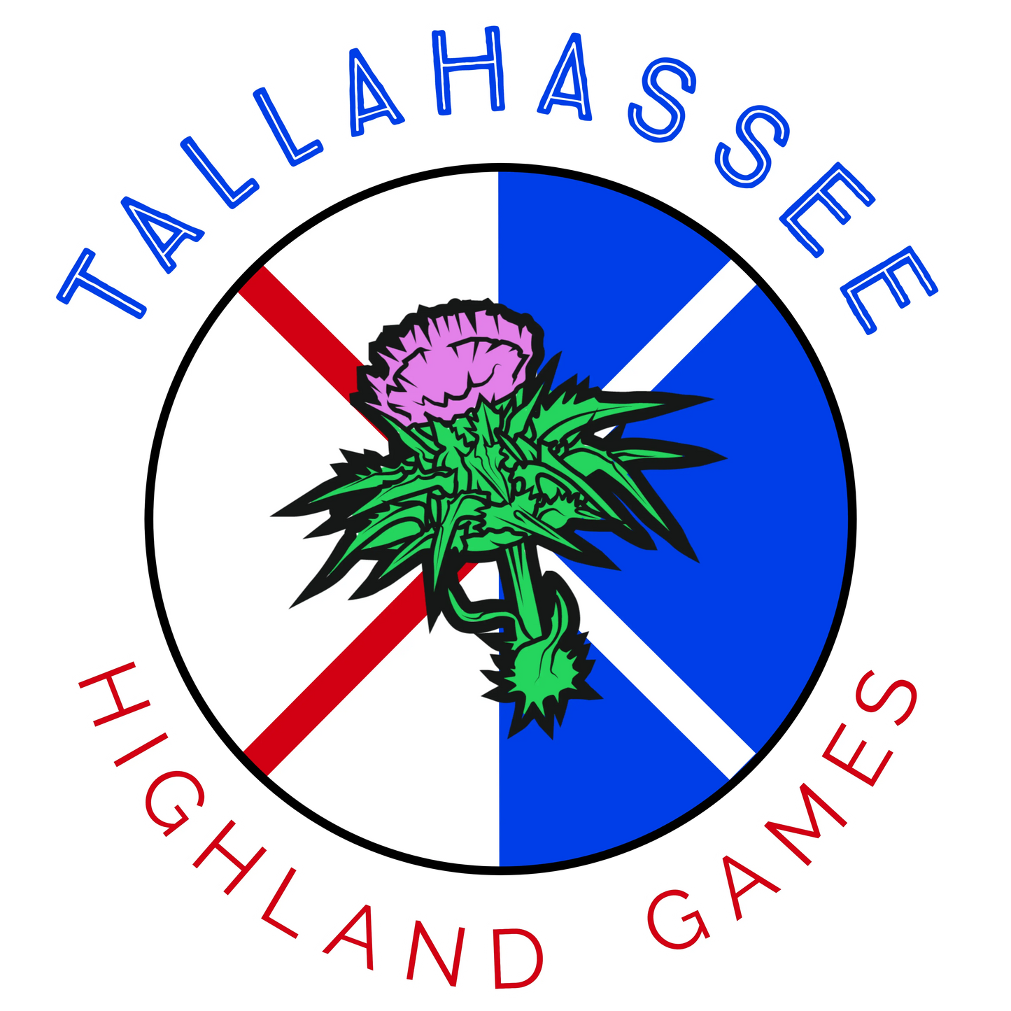 Festival Patch Tallahassee Highland Games