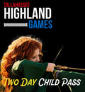 2027 Tallahassee Highland Games ticket artwork