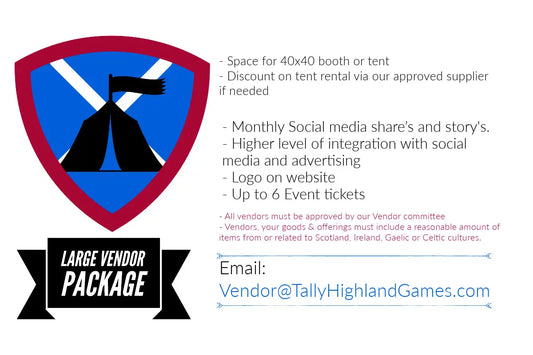 #6 Tallahassee Highland Games - Small Vendor Package Tallahassee Highland Games