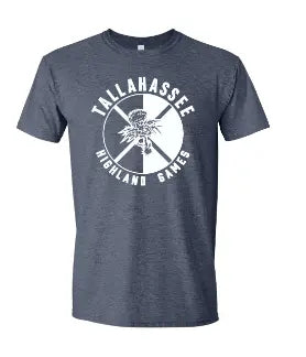 Festival Shirt: Navy Tallahassee Highland Games