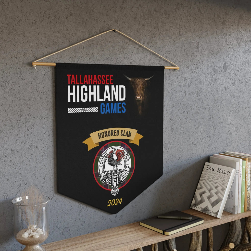 Honored Clan Pennant - Clan Sinclair Printify
