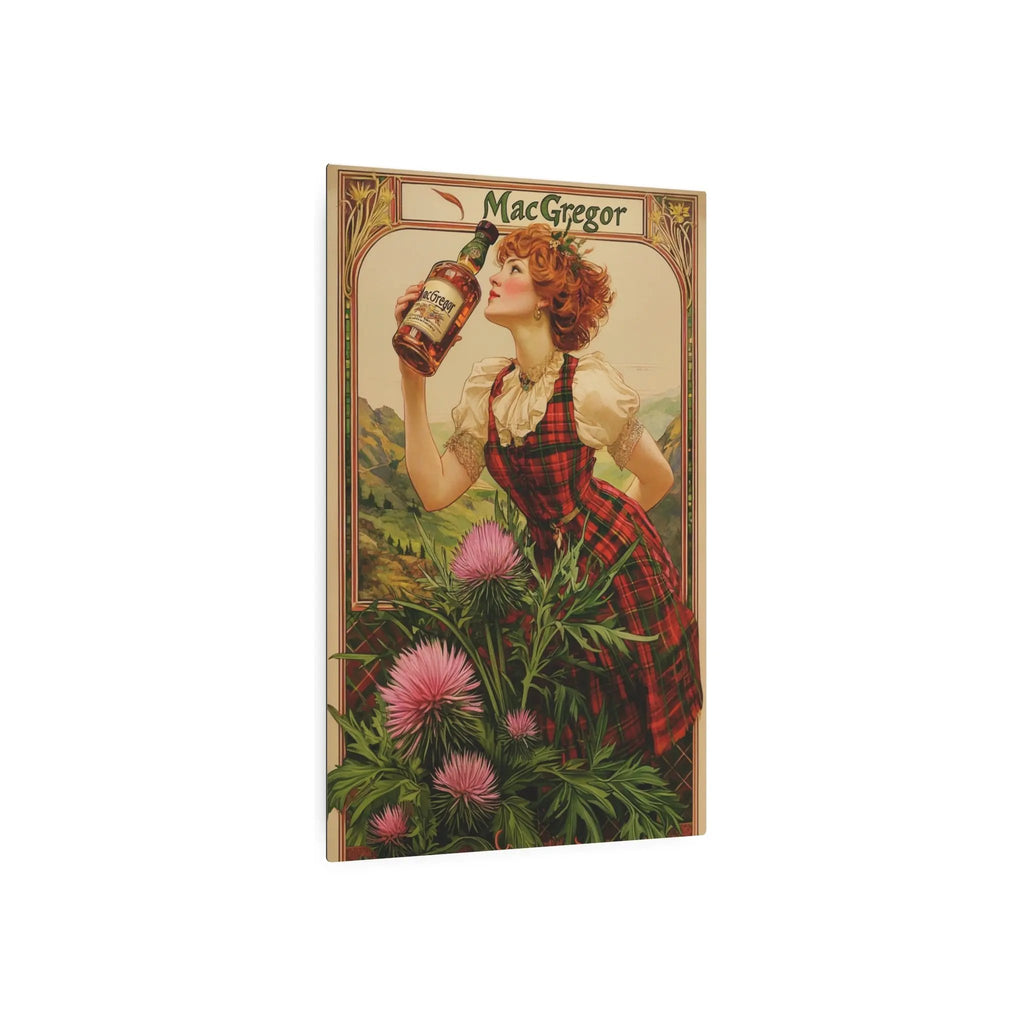 Metal Art Sign - Custom Clan Tin for Clan MacGregors - Highland Games Tribute Printify