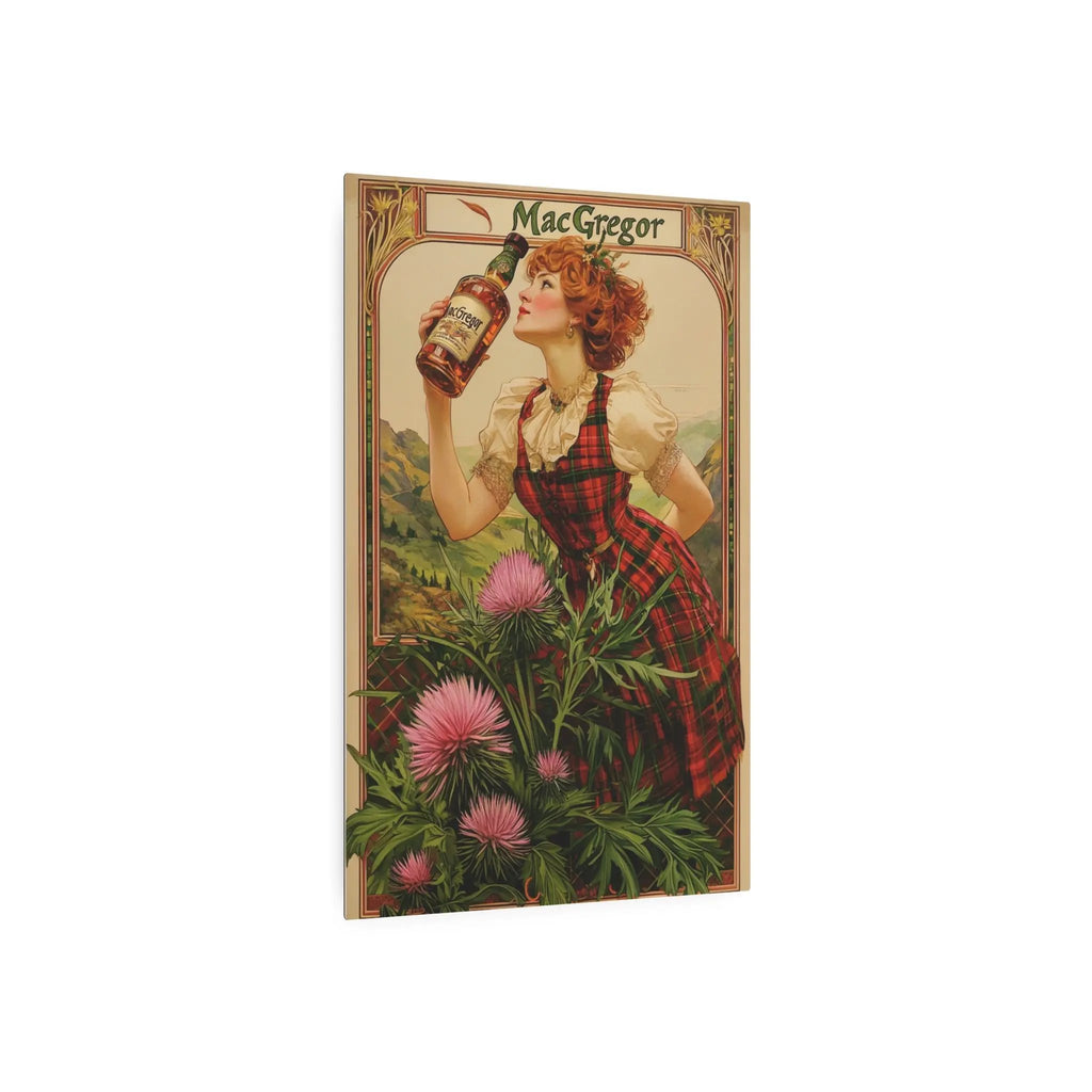 Metal Art Sign - Custom Clan Tin for Clan MacGregors - Highland Games Tribute Printify