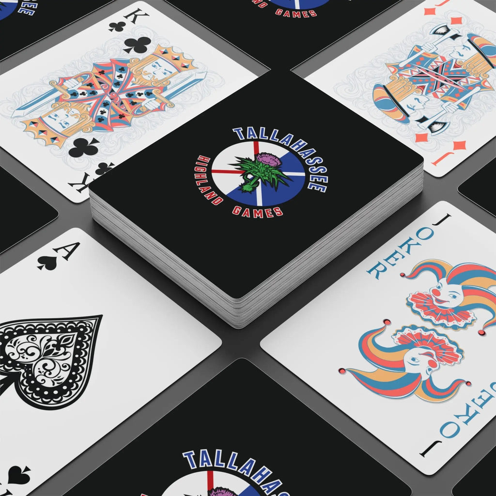 Playing Cards - Tallahassee Highland Games Crest Printify