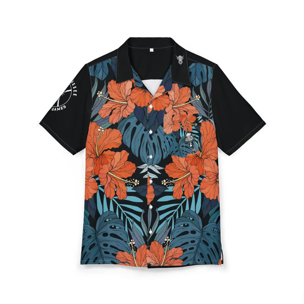 Scottish Hawaiian Button-Down Shirt for Tallahassee Highland Games Printify