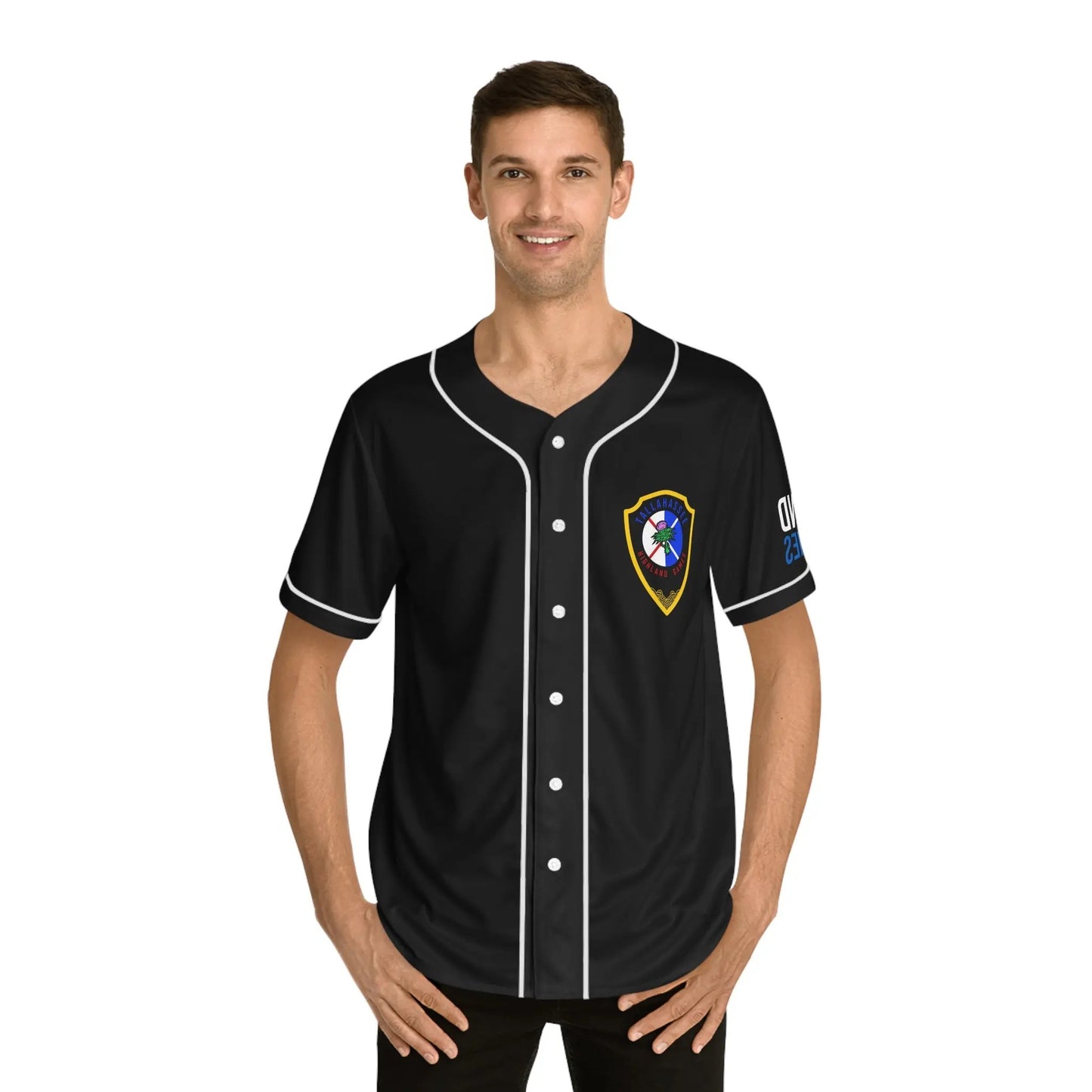 Tallahassee Highland Games Baseball Jersey — Tallahassee Crest Printify