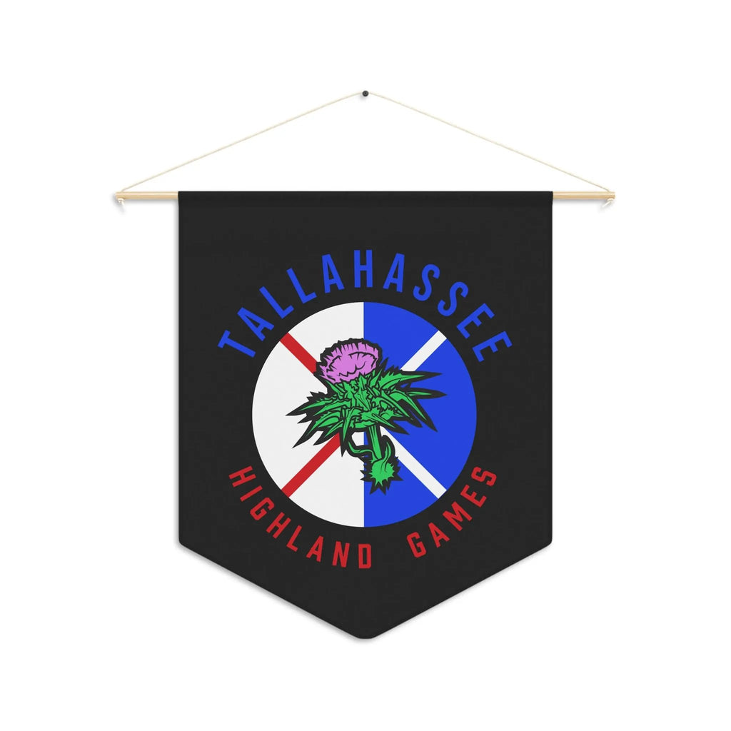 Tallahassee Highland Games Pennant — Scottish Thistle Fan Banner Printify