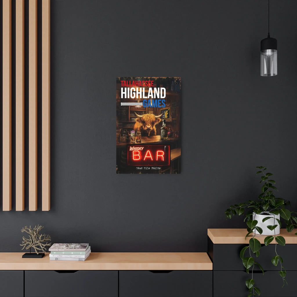 Tallahassee Highland Games Whisky Bar Poster – “Céad Míle Fáilte” Edition Printify
