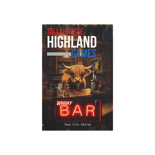 Tallahassee Highland Games Whisky Bar Poster – “Céad Míle Fáilte” Edition Printify