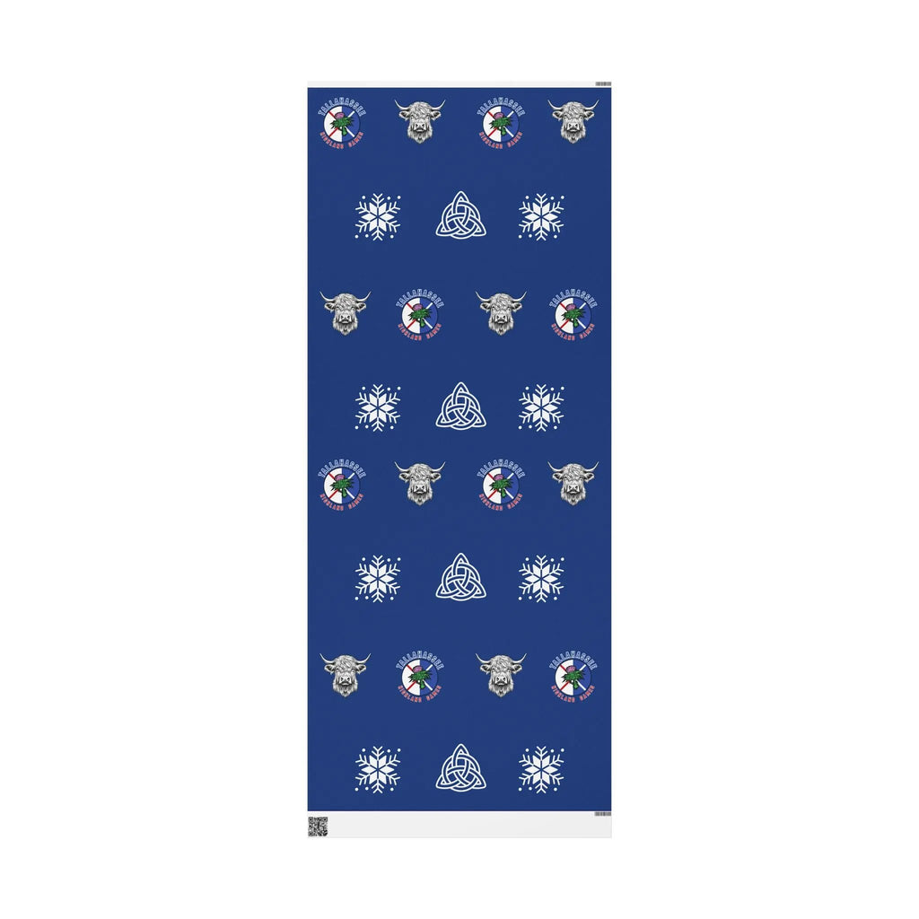 Wrapping Paper Roll - Tally Highland Games and Hamish MacCoo Printify